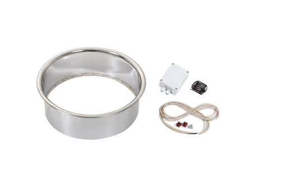 Harvia HPCU7LUL Embedding Flange w/ LED-Lighting for Cilindro Half