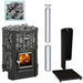 Harvia Legend 150 SS Pkg Wood-Burning Sauna Stove Package, 16kW