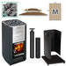 Harvia M3 BK MD FLK Pkg Wood-Burning Sauna Stove Package, 16.5kW