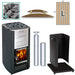 Harvia M3 SS LG FLK Pkg Wood-Burning Sauna Stove Package, 16.5kW