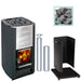 Harvia M3 SS Pkg Wood-Burning Sauna Stove Package, 16.5kW