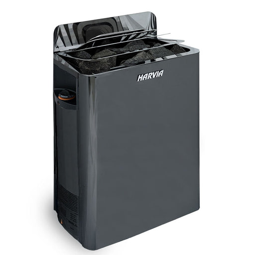 Harvia The Wall Series 6kW Electric Sauna Heater — interior bench layout