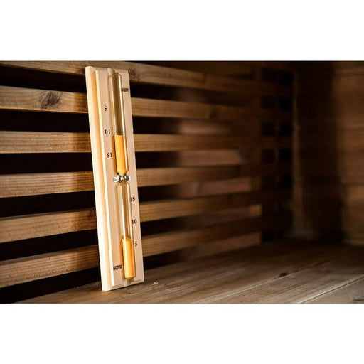 Finnish Sauna Builders Harvia Sandglass Timer - Finnish Sauna Builders — exterior view