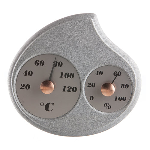 Hukka Maininki Sauna Celsius Thermometer & Hygrometer, Droplet