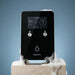 Front view of the HydorX hydrogen bath machine touchscreen and control knobs