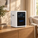 HydorX hydrogen inhalation machine on a wooden sideboard in a living room