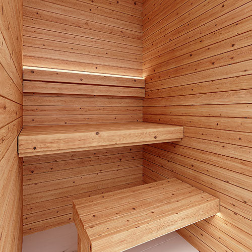SaunaLife HST44 Luxury 4’ x 4’ Indoor Traditional Sauna Kit Precision - image 20