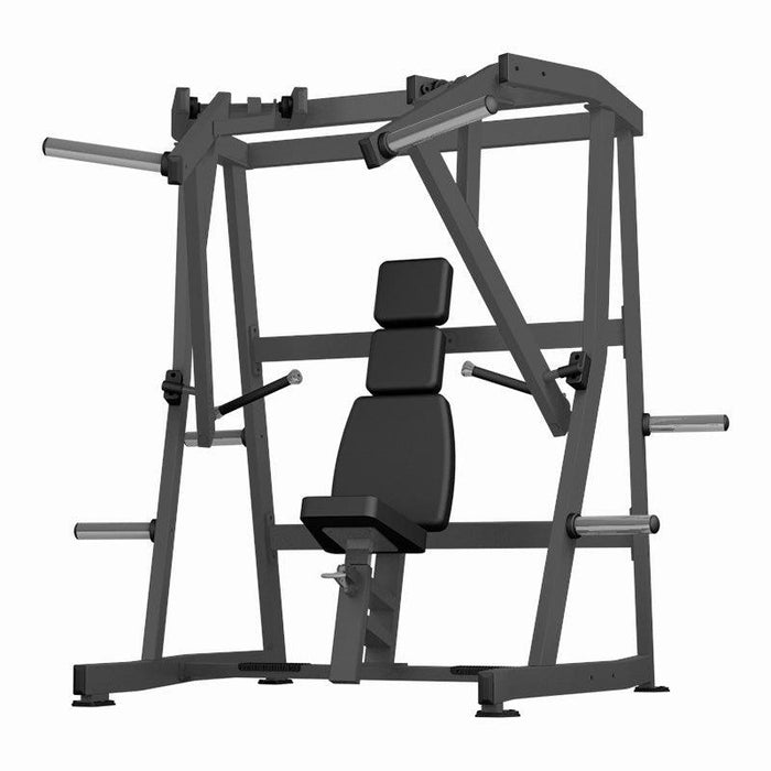 Muscle D Fitness Excel Iso-Lateral Decline Chest Press - Muscle D Fitness - Plate Loaded Decline Bench Press -... — front view