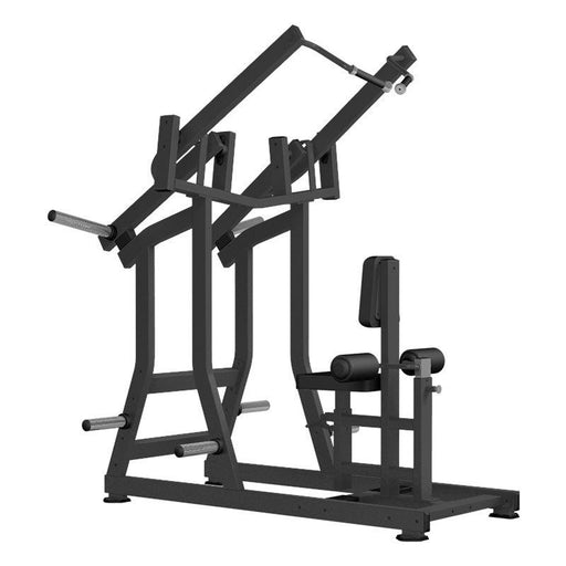 Muscle D Fitness Excel Iso-Lateral Front Lat Pulldown - Muscle D Fitness - Plate Load Lat Machine - Gas Shock... — front view