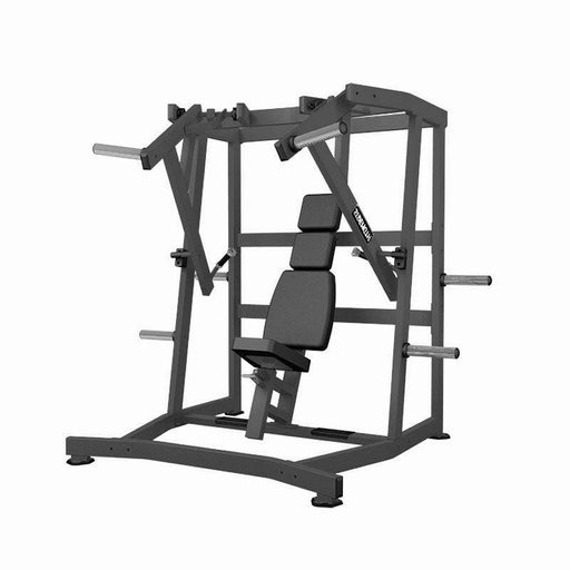 Muscle D Fitness Excel Iso-Lateral Wide Chest Press - Muscle D Fitness - Plate Load Bench Press - Gas Shock As... — front view