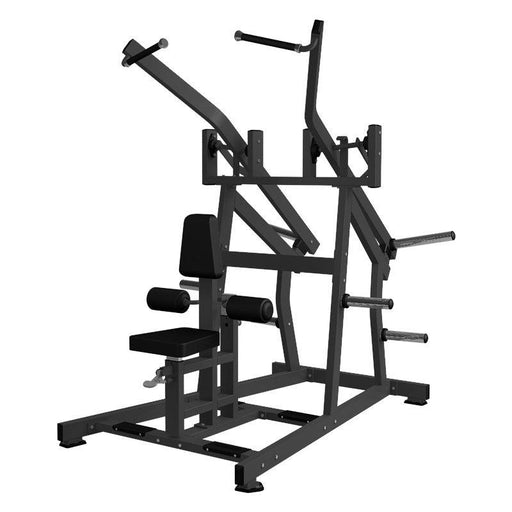 Muscle D Fitness Excel Iso-Lateral Wide Pulldown - Muscle D Fitness - Plate Load Lat Pulldown - Piston Assiste... — front view