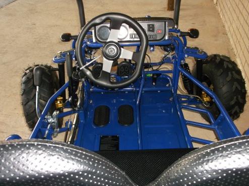 Tao Motor GK110 Youth Go Kart- ages 6 to 10, with reverse, high back seats, Electric Start, With Reverse