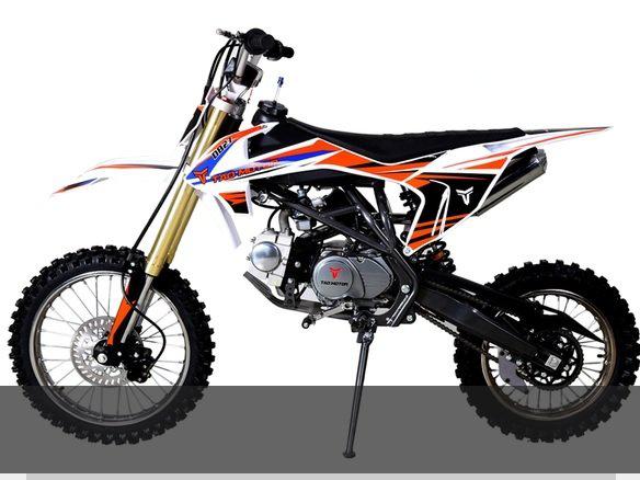 Tao Motor ULTRA-PRO DB27 Deluxe Dirt/Pit Bike, 4 speed manual trans, 35-inch Seat Height Kick Start, Manual Trans. CA Legal