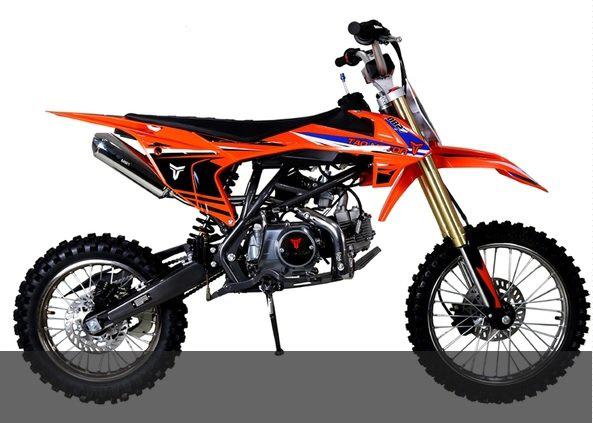 Tao Motor ULTRA-PRO DB27 Deluxe Dirt/Pit Bike, 4 speed manual trans, 35-inch Seat Height Kick Start, Manual Trans. CA Legal