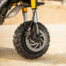 Kaabo King GT Pro front wheel with hydraulic disc brake and off-road tread tire