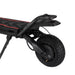 Kaabo GTR Max electric scooter front suspension with motorcycle-grade shocks, hydraulic braking system, and high-grip tire