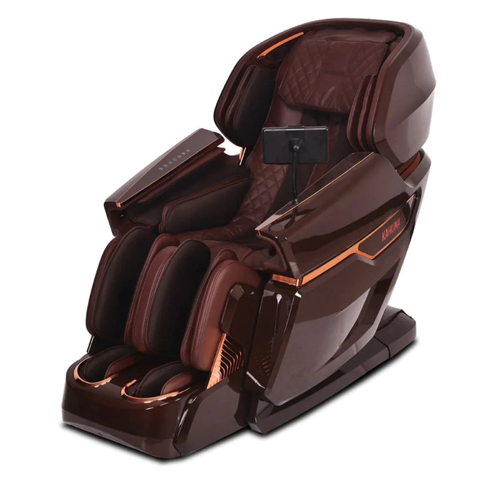 Kahuna Kings Elite 4D Zero Gravity Heated Bluetooth Hsl Massage Chair - Em-8500 Brown Chairs