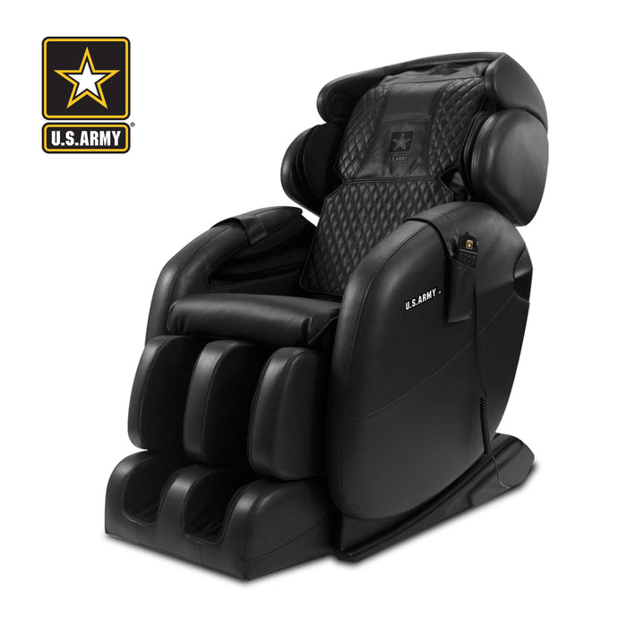 Kahuna Massage Chair Space-Saving Zero Gravity Full-Body Recliner - Lm-6800S Black Army Edition