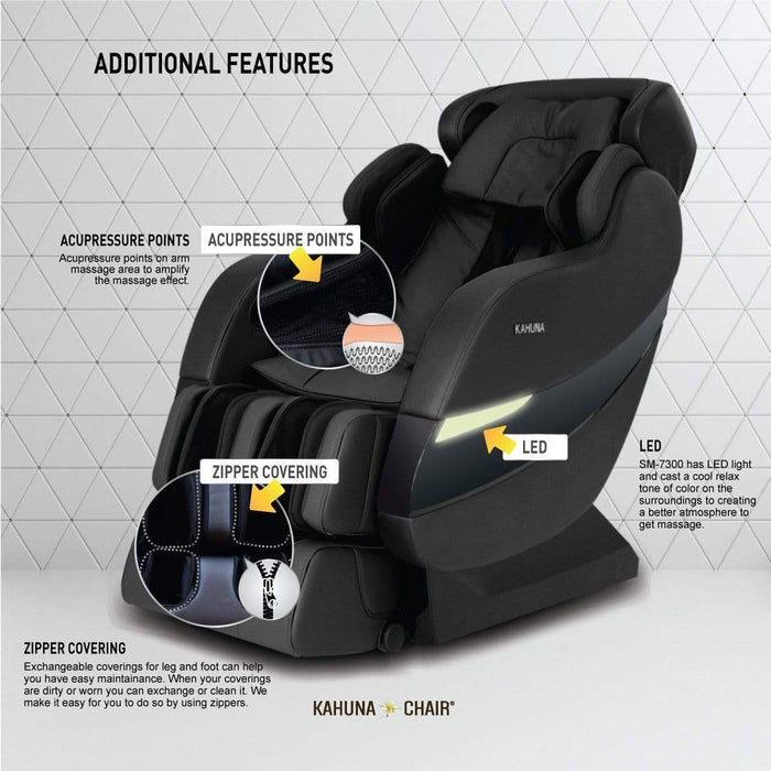 Kahuna SM-7300S Premium SL-track Massage Chair