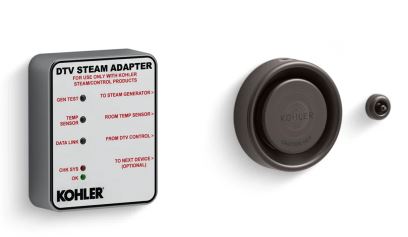 Kohler K-5548-K1 Invigoration Series Digital Steam Adapter Kit - image 3