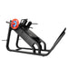 Muscle D Fitness Excel Linear Hack Slide - Muscle D Fitness - Plate Load Hack Squat - Weight Storage Pegs - Sa... — front view