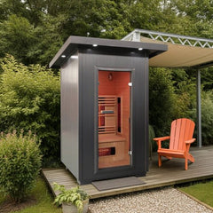 SunRay Logan 2-Person Outdoor Infrared Sauna 200D6
