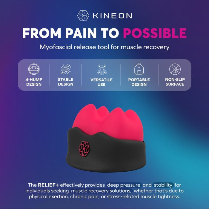 Kineon RELIEF+ Trigger Point & Myofascial Release Massage Tool