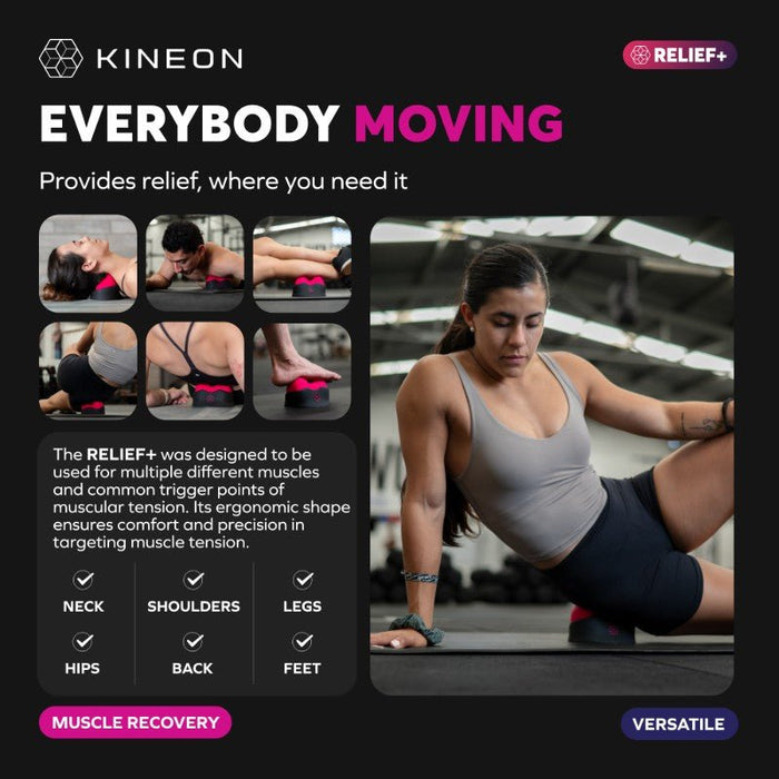 Kineon RELIEF+ Trigger Point & Myofascial Release Massage Tool