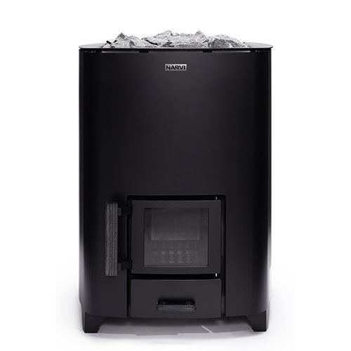 Narvi NC Black Wood-Burning Sauna Stove, Up to 17kW - image 6