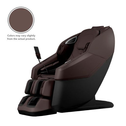 Titan Nido 3D massage chair brown front view