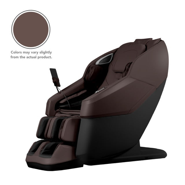 Titan Nido 3D massage chair brown front view