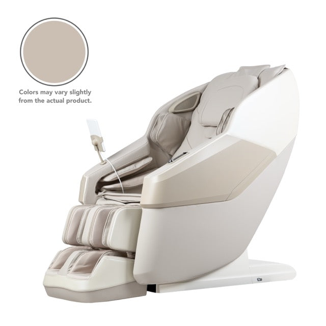 Titan Nido 3D massage chair taupe front view