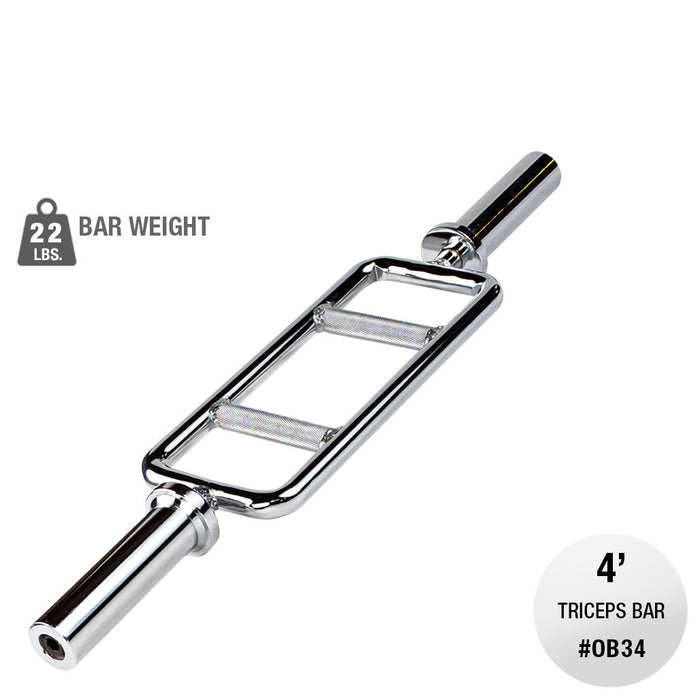 Body Solid 2-Inch Olympic Triceps Bar OB34 front view