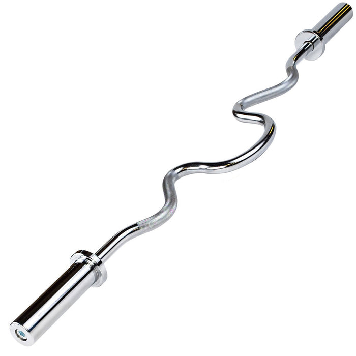 Body Solid 2-Inch Olympic Super Curl Bar OB48 side view