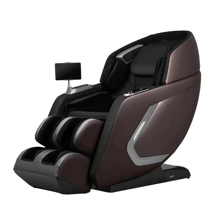 Osaki Bravo Duo 4D reclined in zero-gravity position showing full body coverage