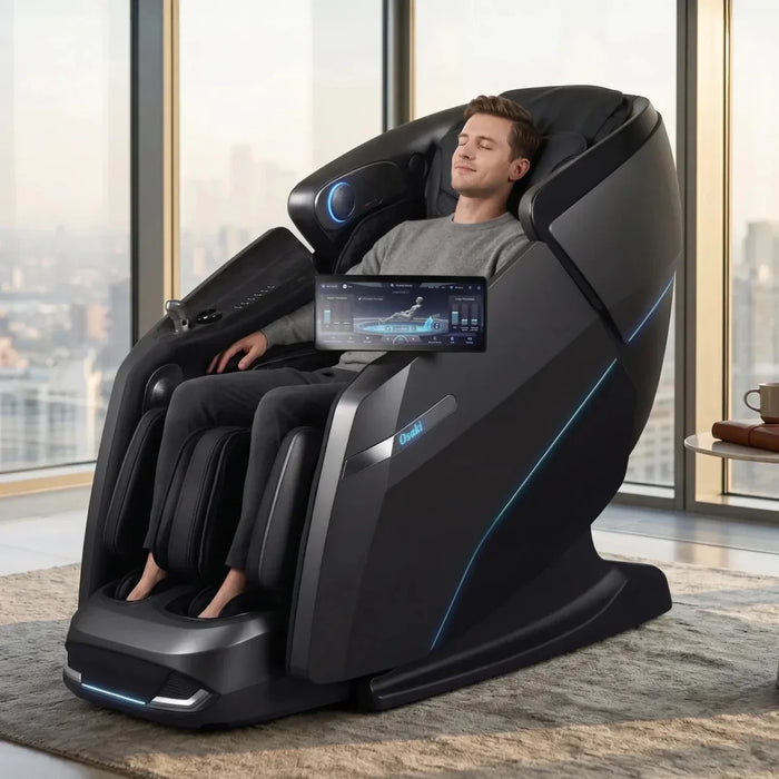 Osaki Vanguard Duo 4D massage chair front view