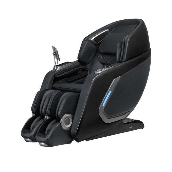 Osaki 4D+3D Bravo Duo Flex – 4D Massage Mechanism & SL foot-and-calf compression module detail
