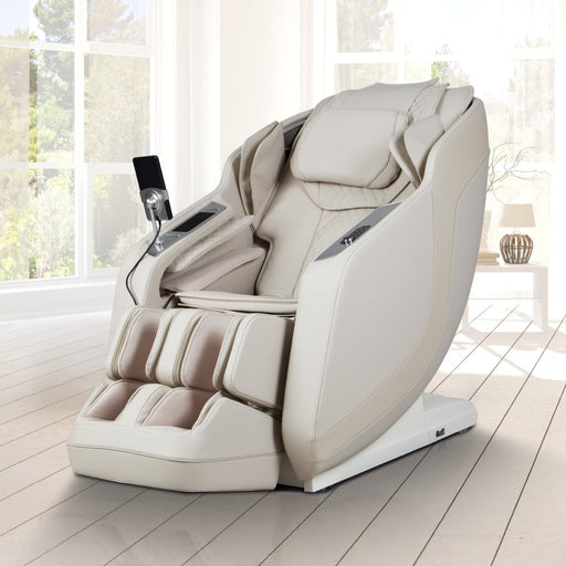 Osaki Helix LE 4D massage chair upright in living-room setting