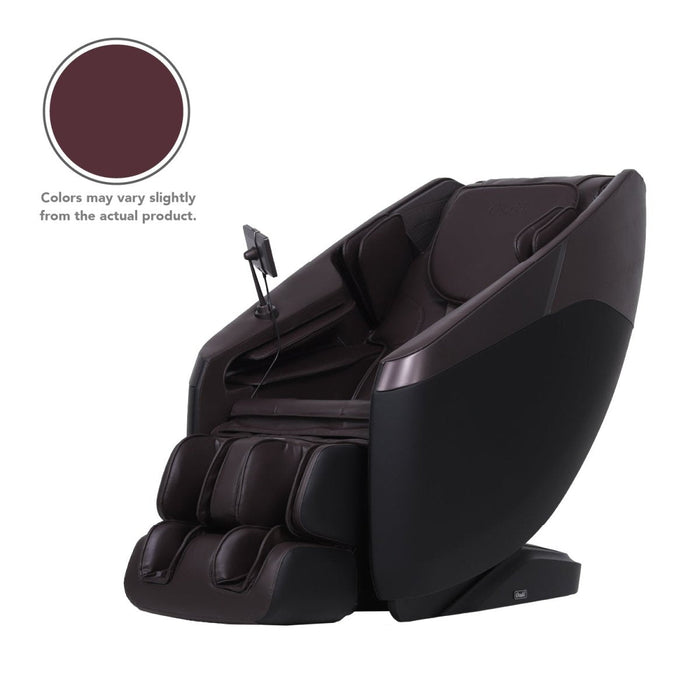 Titan Osaki Nova II 3D+ – 3D Massage Mechanism & SL side profile showing SL-Track length