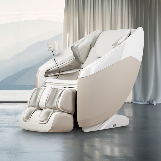 Titan Osaki Nova II 3D+ – 3D Massage Mechanism & SL massage chair upright in living-room setting