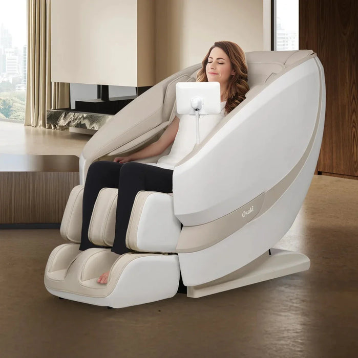 Osaki Oasis massage chair upright in living-room setting