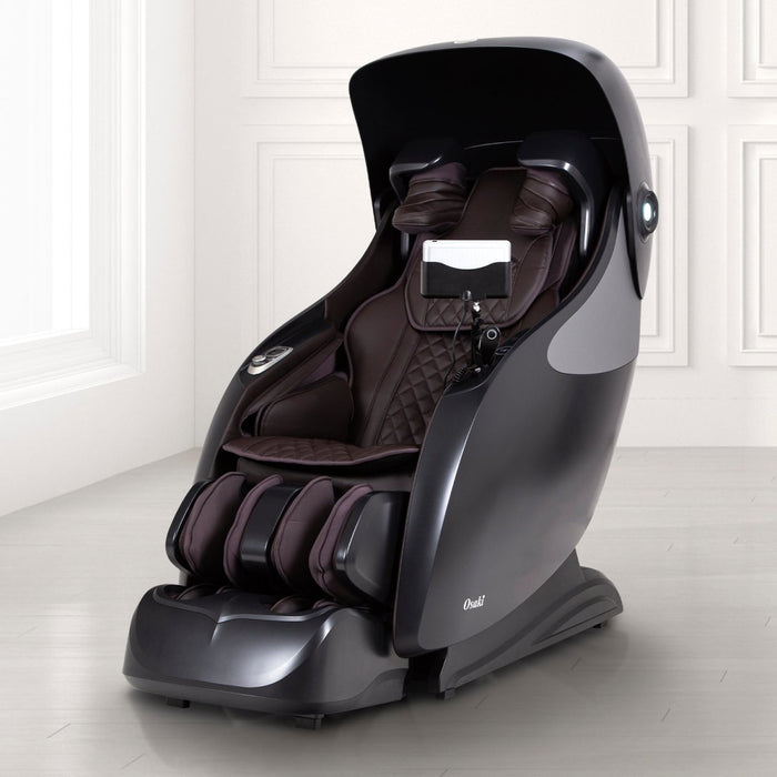 Osaki OP-Ai Xrest 4D massage chair upright in living-room setting