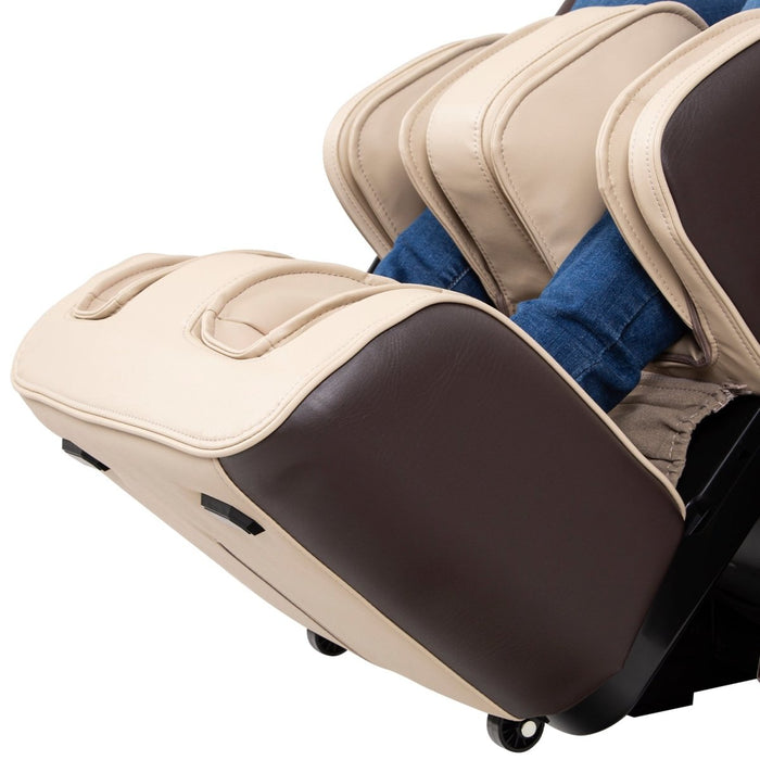 Osaki OS-3D Tao – 3D Massage Mechanism & SL side profile showing SL-Track length