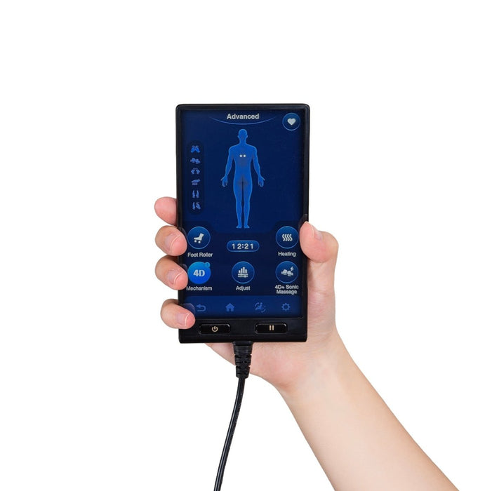 Osaki OS-Ai VERA 4D+ – 4D Massage Mechanism & SL side profile showing SL-Track length
