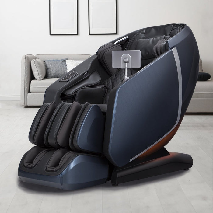Osaki Highpointe 4D reclined in zero-gravity position showing full body coverage