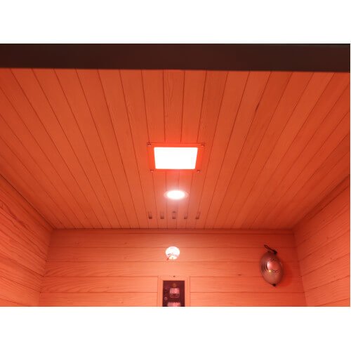 SunRay Pacific 4-Person Outdoor Infrared Sauna 400D6 — rear panel