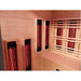 SunRay Pacific 4-Person Outdoor Infrared Sauna 400D6 — interior lighting
