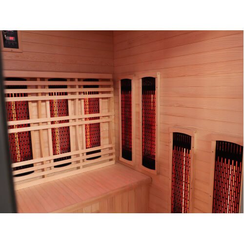 SunRay Pacific 4-Person Outdoor Infrared Sauna 400D6 — close-up feature