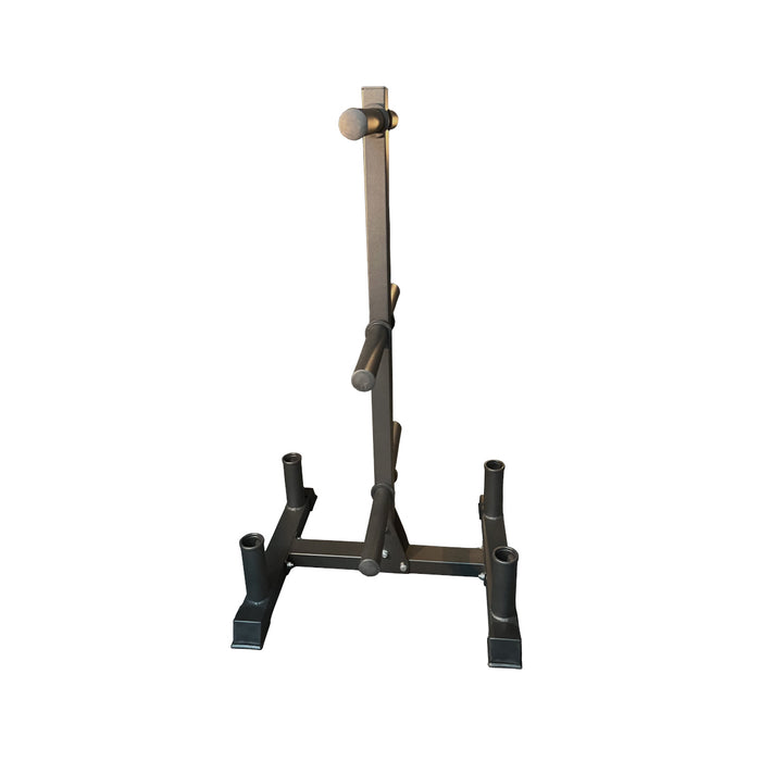 Paradigm BHPT bar holder and plate tree - alternate angle view showing bar holder slots
