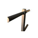 Paradigm BHPT bar holder and plate tree - side view showing plate post detail, Peak Flow Fitness